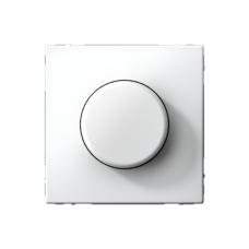 GAL000123 СВЕТОРЕГУЛЯТОР (диммер) поворотно-нажимной, LED, RC, 400Вт, механизм, БЕЛЫЙ 