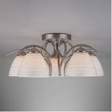 Потолочная люстра Eurosvet Megan 30121/5 сатин-никель