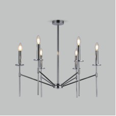 Люстра на штанге Eurosvet Anders 60142/6 хром Smart a061933