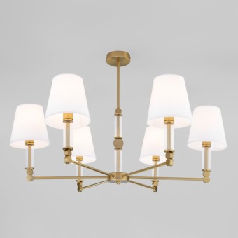 Люстра на штанге Eurosvet Conso 60145/6 латунь Smart a061950