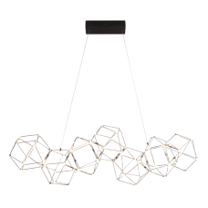 Подвесная люстра Eurosvet Uma 90168/7 черный жемчуг a061146