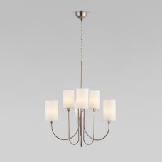 Подвесная люстра Eurosvet Abbey 60164/6 никель Smart a065747