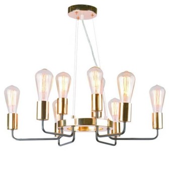 Подвесная люстра Arte Lamp Gelo A6001LM-9BK