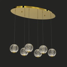 Подвесная люстра DeLight Collection Elliot Diamante MD20001012-6A gold