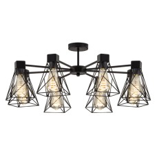 Потолочная люстра Eurosvet Trappola 70107/8 черный