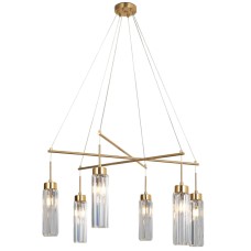 Подвесная люстра Eurosvet Gilian 60163/6 латунь Smart a065757