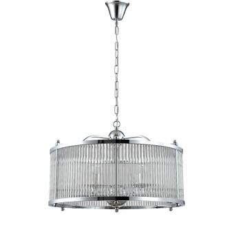Подвесная люстра Crystal Lux Tadeo TADEO SP6 D600 CHROME/TRANSPARENTE