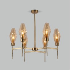 Люстра на штанге Eurosvet Prism 60143/6 латунь a061936