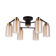Потолочная люстра Arte Lamp Leo A7027PL-6BK