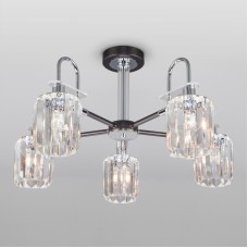 Люстра на штанге Eurosvet 70090/5 графит Smart a045141