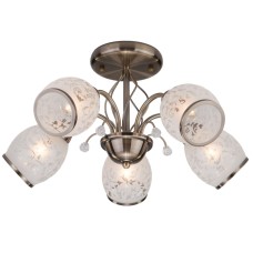 Потолочная люстра Eurosvet 30026/5 античная бронза