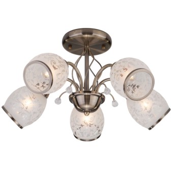 Потолочная люстра Eurosvet 30026/5 античная бронза