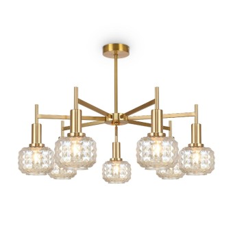 Люстра на штанге Freya Fero FR5366CL-07BS