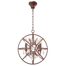 Подвесная люстра LOFT IT Foucaults orb crystal Loft1897/4