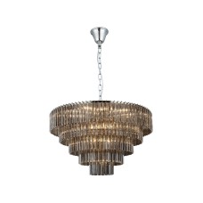 Подвесная люстра Newport 8708+17/C fume М0065973