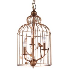 Подвесная люстра Arte Lamp Gabbia A1865SP-3BG