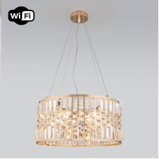 Подвесная люстра Eurosvet Lory 10125/5 золото/прозрачный хрусталь Strotskis Smart (10116/5)