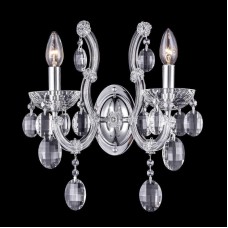 Бра Crystal Lux Hollywood AP2 Chrome