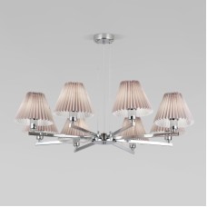 Подвесная люстра Eurosvet Peony 60136/8 хром/серый