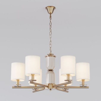 Подвесная люстра Eurosvet Caprera 60146/6 латунь Smart a063858