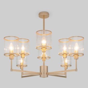 Люстра на штанге Eurosvet Inari 60144/8 золото Smart a061943