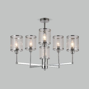 Люстра на штанге Eurosvet Inari 60144/6 хром Smart a061946