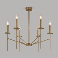 Люстра на штанге Eurosvet Anders 60142/6 латунь Smart a061930