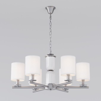 Подвесная люстра Eurosvet 60146/6 никель Smart a063868