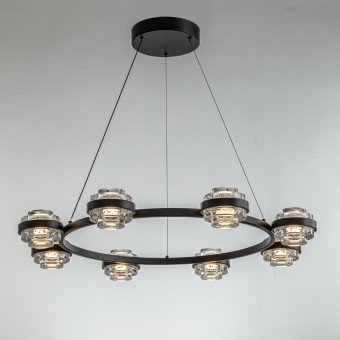 Подвесная люстра DeLight Collection Indiana MD22030002-8A black