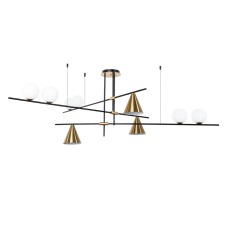 Люстра на штанге Arte Lamp Jacob A7029PL-9BK