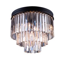 Потолочная люстра Delight Collection 1920s Odeon 771131 (KR0387C-6/P black/clear)