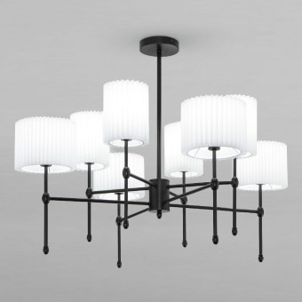 Люстра на штанге Eurosvet Notturno 60162/8 черный Smart a065663