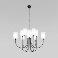 Подвесная люстра Eurosvet Abbey 60164/10 черный Smart a065748