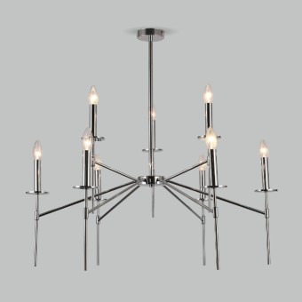 Люстра на штанге Eurosvet Anders 60142/9 хром Smart a061934