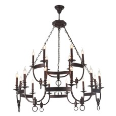 Подвесная люстра Crystal Lux Suerte Brown SP12+6