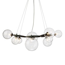 Подвесная люстра Delight Collection Wendt KG1202P-9 grey/clear