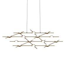 Подвесная люстра DeLight Collection Molecular MD18001067-14A black/gold