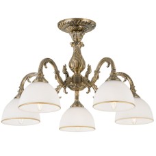 Люстра на штанге Eurosvet 60106/5 античная бронза