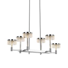 Подвесная люстра Delight Collection MD21020075 MD21020075-6B chrome