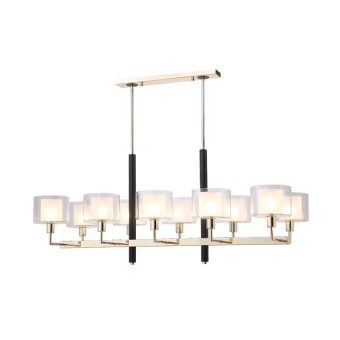 Люстра на штанге Crystal Lux MAESTRO SP-PL10 L1100 GOLD