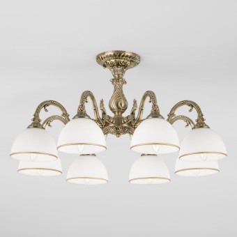 Люстра на штанге Eurosvet 60106/8 античная бронза