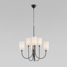 Подвесная люстра Eurosvet Abbey 60164/6 черный Smart a065746