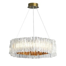 Подвесная люстра DeLight Collection Accordeon 10310P-780 white/gold