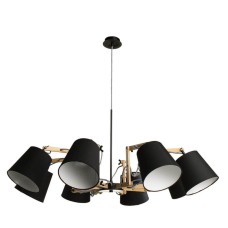 Подвесная люстра Arte Lamp Pinocchio A5700LM-8BK
