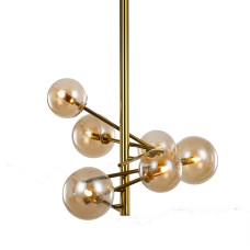 Люстра на штанге Delight Collection Globe Mobile MX19009070-6B gold