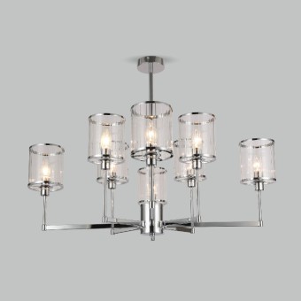 Люстра на штанге Eurosvet Inari 60144/8 хром Smart a061947