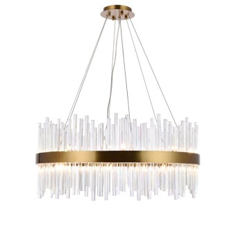 Подвесная люстра Delight Collection KR1209P-12 brass