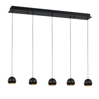 Подвесная люстра DeLight Collection MD21001034-5B black/gold