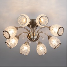 Потолочная люстра Eurosvet 30026/8 античная бронза