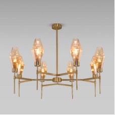 Люстра на штанге Eurosvet Prism 60143/8 латунь a061937